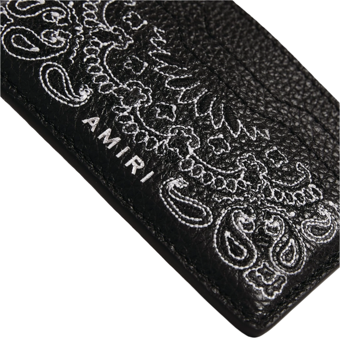 Amiri Leather Cardholder Black - True to Sole - 4