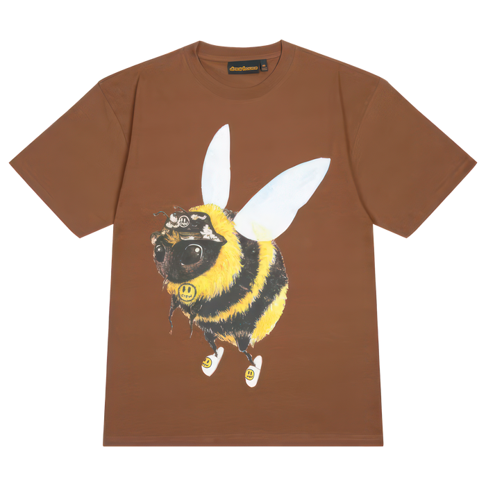 Drew house bizzy ss tee brown - truetosole - 1