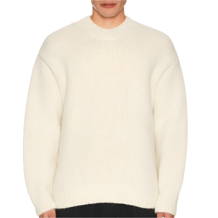 Jacquemus La maille Pavane Crewneck Sweater Beige - True to Sole - 3