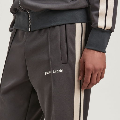 Palm Angels Logo Track Pants Grigio - True to Sole - 2