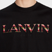 Lanvin Classic Curb Embroidere T-shirt Nero - True to Sole - 2