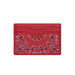 Amiri Leather Bandana Cardholder Red - True to Sole - 3