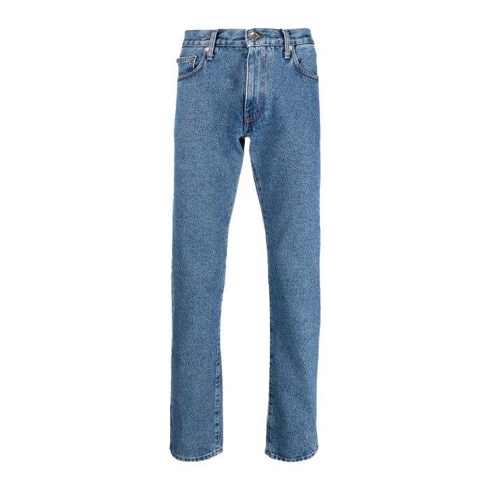 OFF-WHITE Diagonal Pocket Slim-Fit Jeans - True to Sole - 1