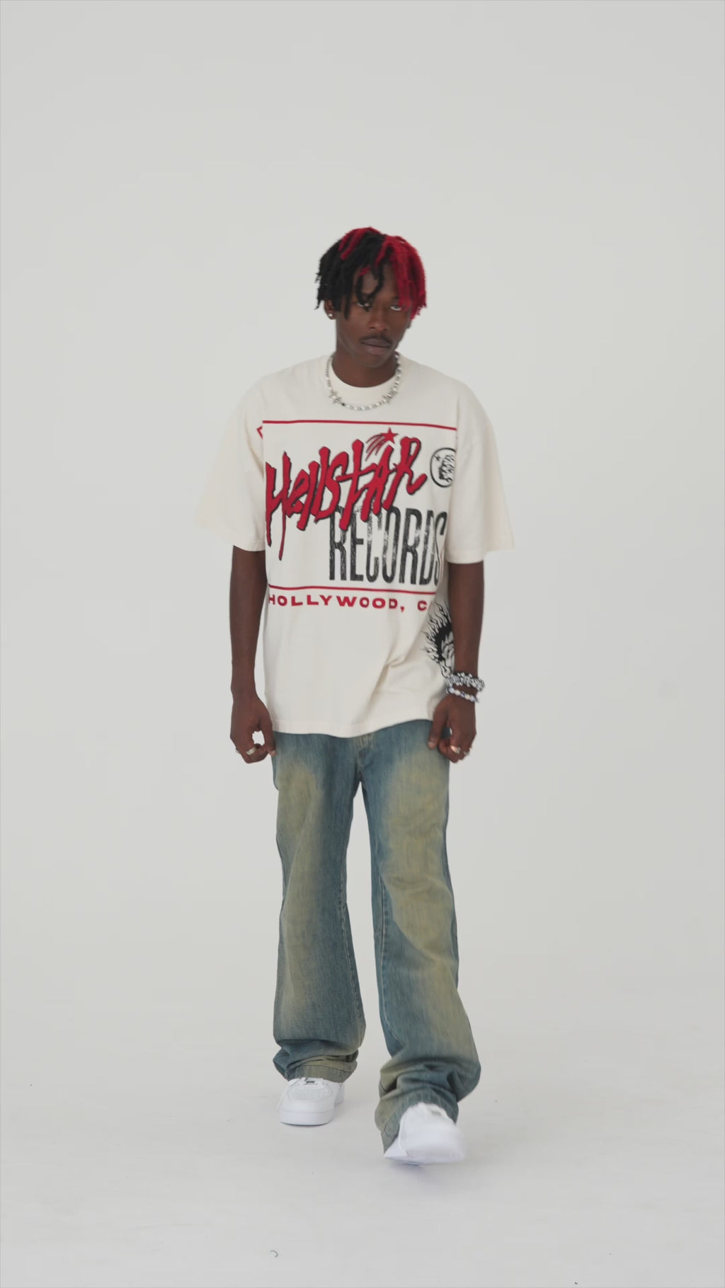 HELLSTAR Records SS Tee Off White - True to Sole - 7