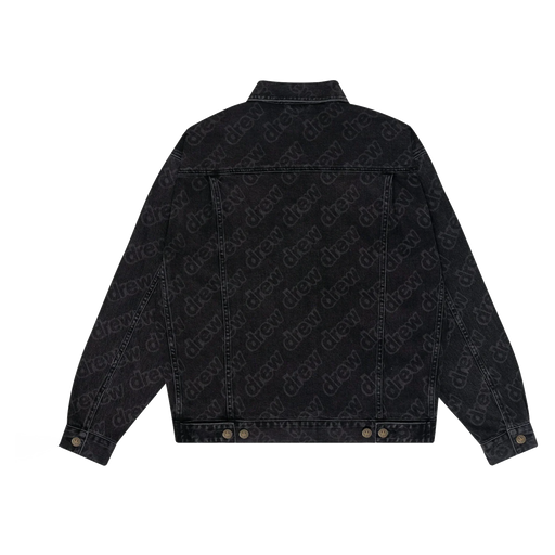 drew house oversized trucker jacket black secret repeat