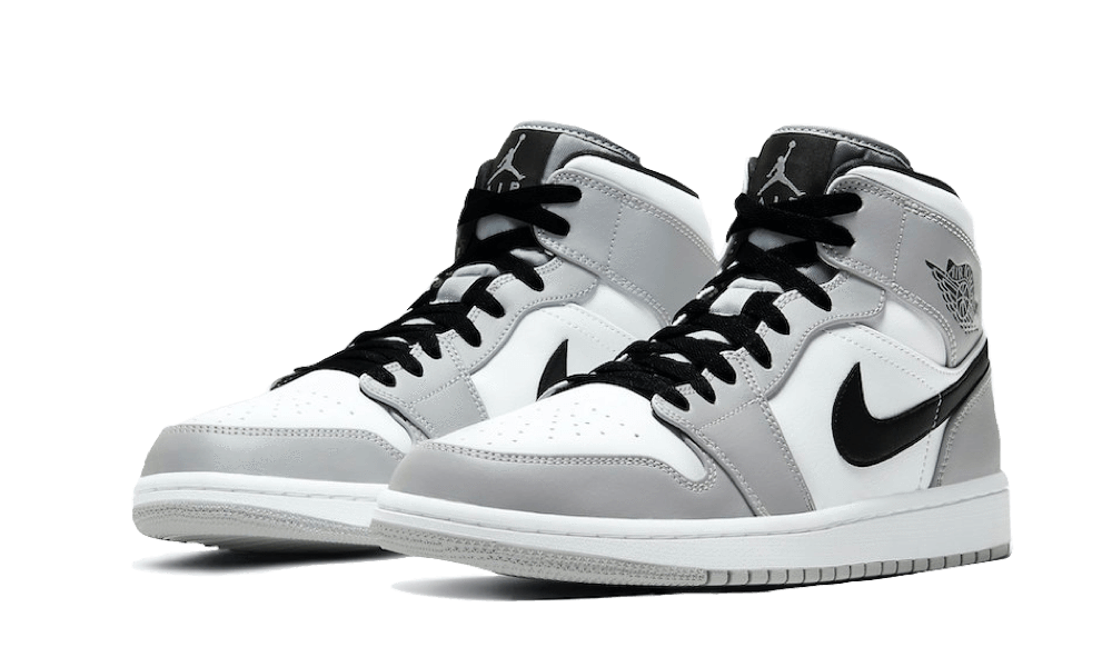 Air Jordan 1 Mid Light Smoke Grey (554724-092) - True to Sole